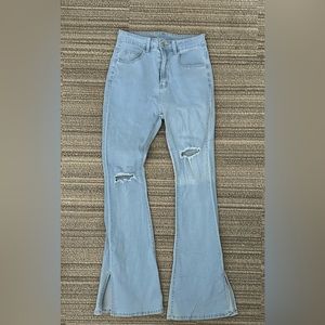 Flare Jeans w Slits